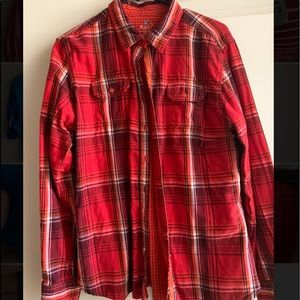 Kuhl red plaid button down